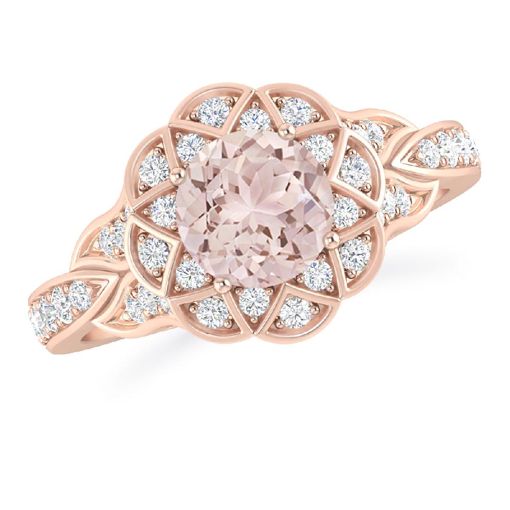 Rose Gold - Morganite