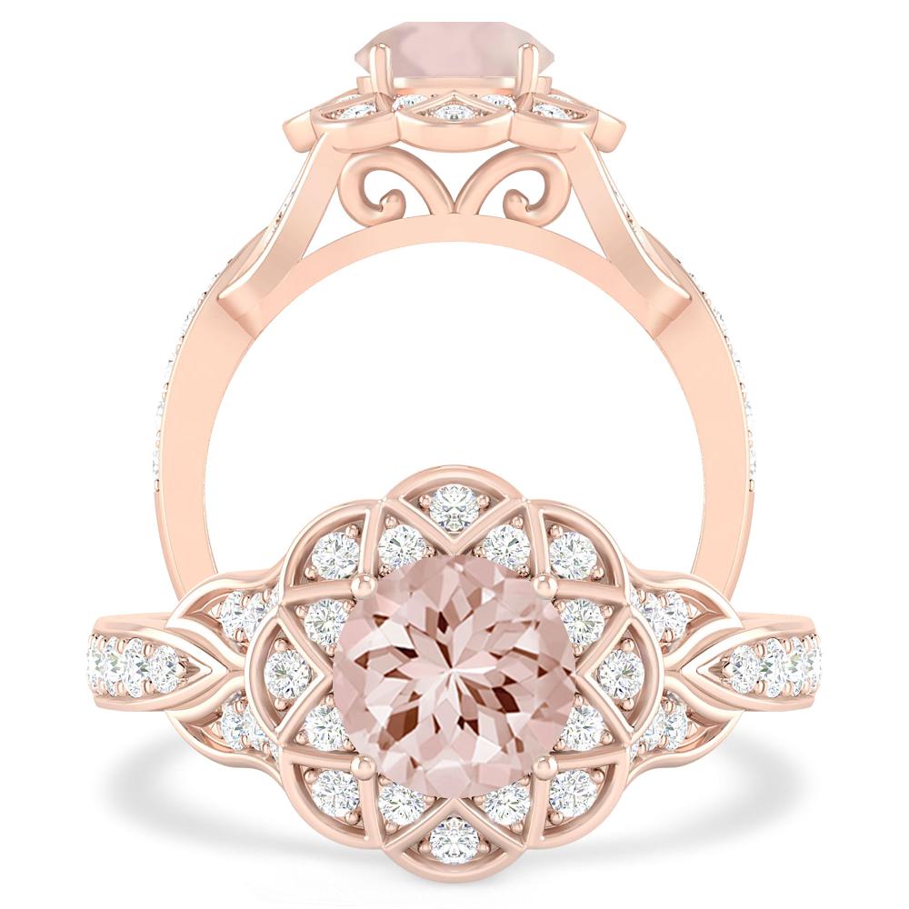 Rose Gold - Morganite