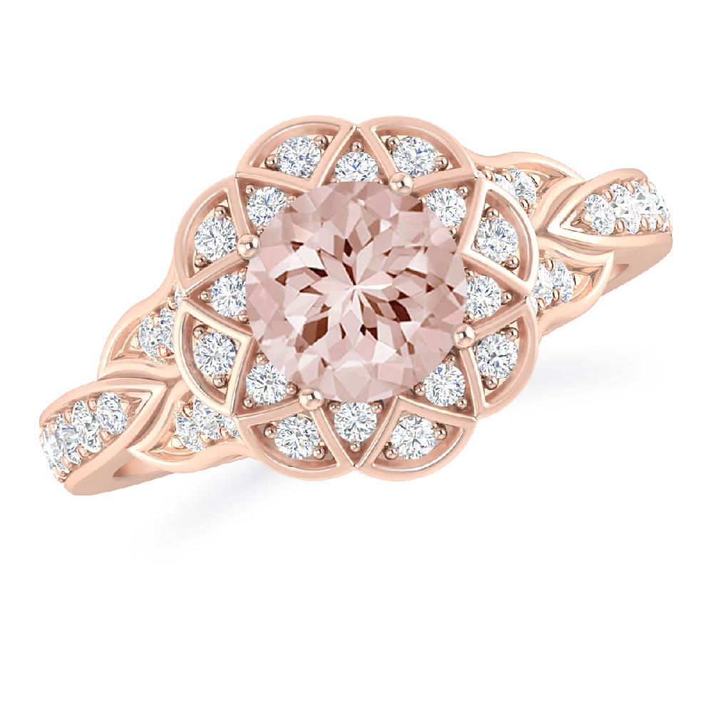 Rose Gold - Morganite