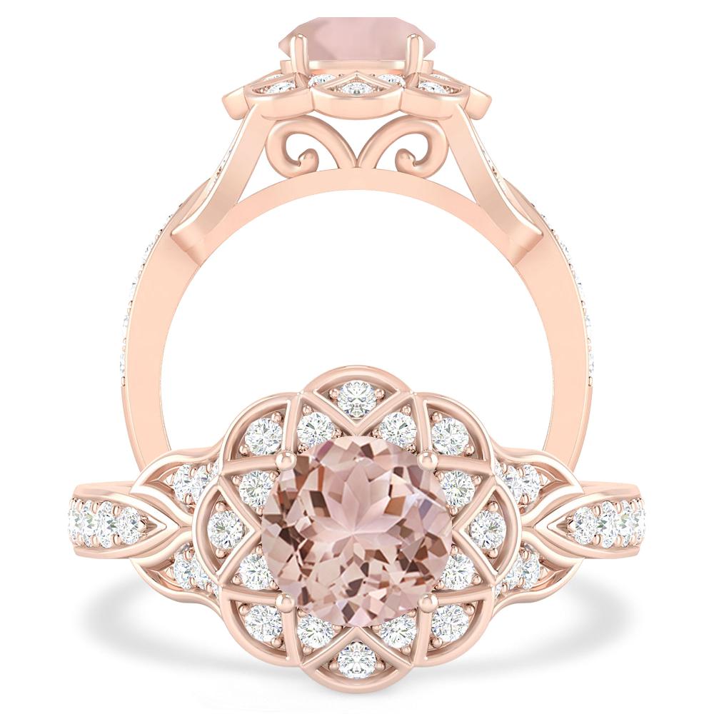 Rose Gold - Morganite