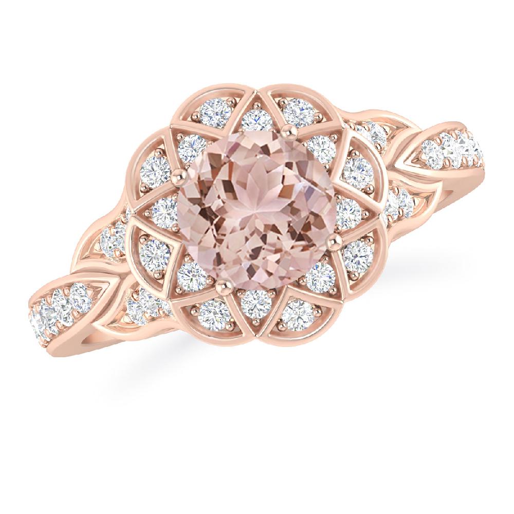 Rose Gold - Morganite