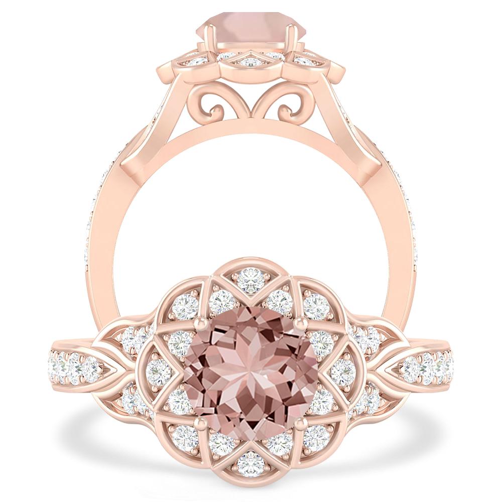 Rose Gold - Morganite