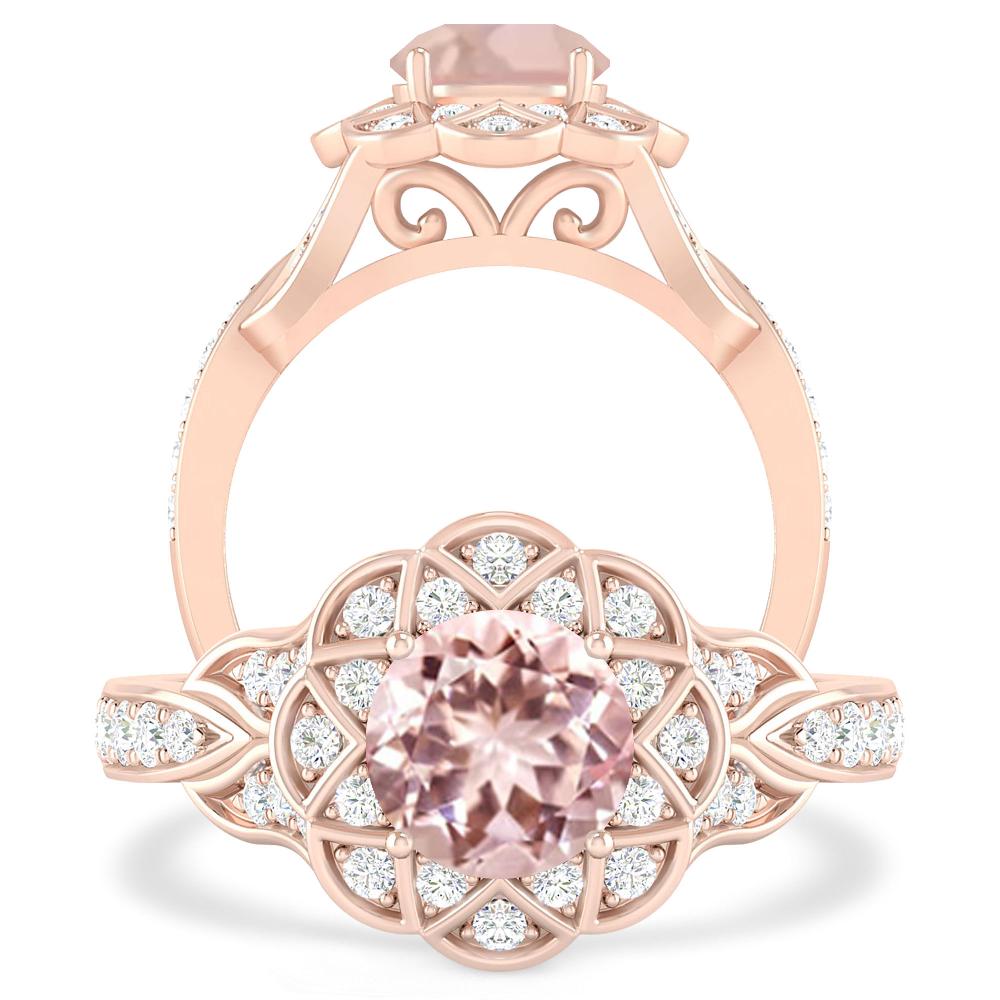 Rose Gold - Morganite