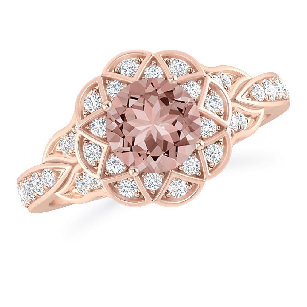 Rose Gold - Morganite