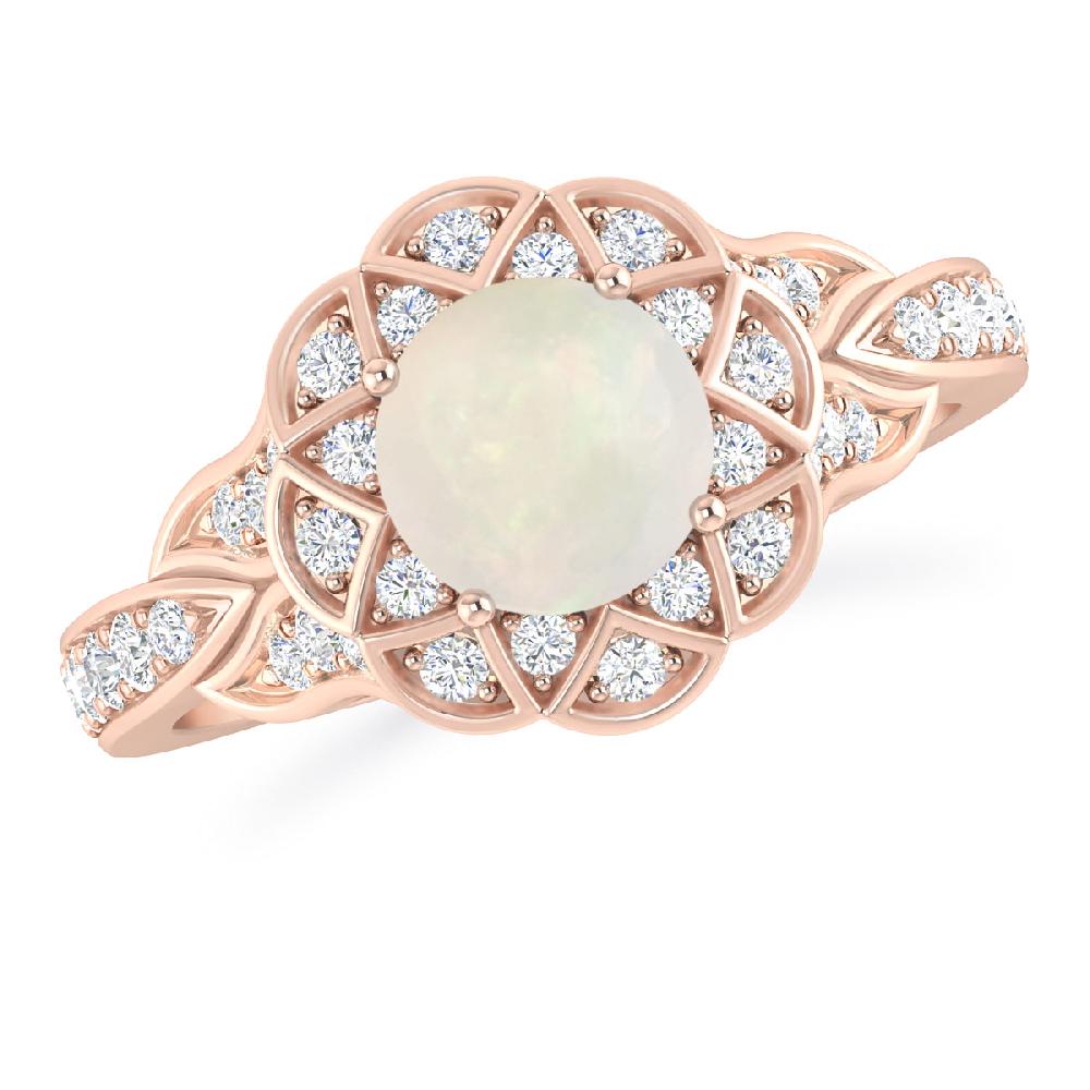 Rose Gold - Opal