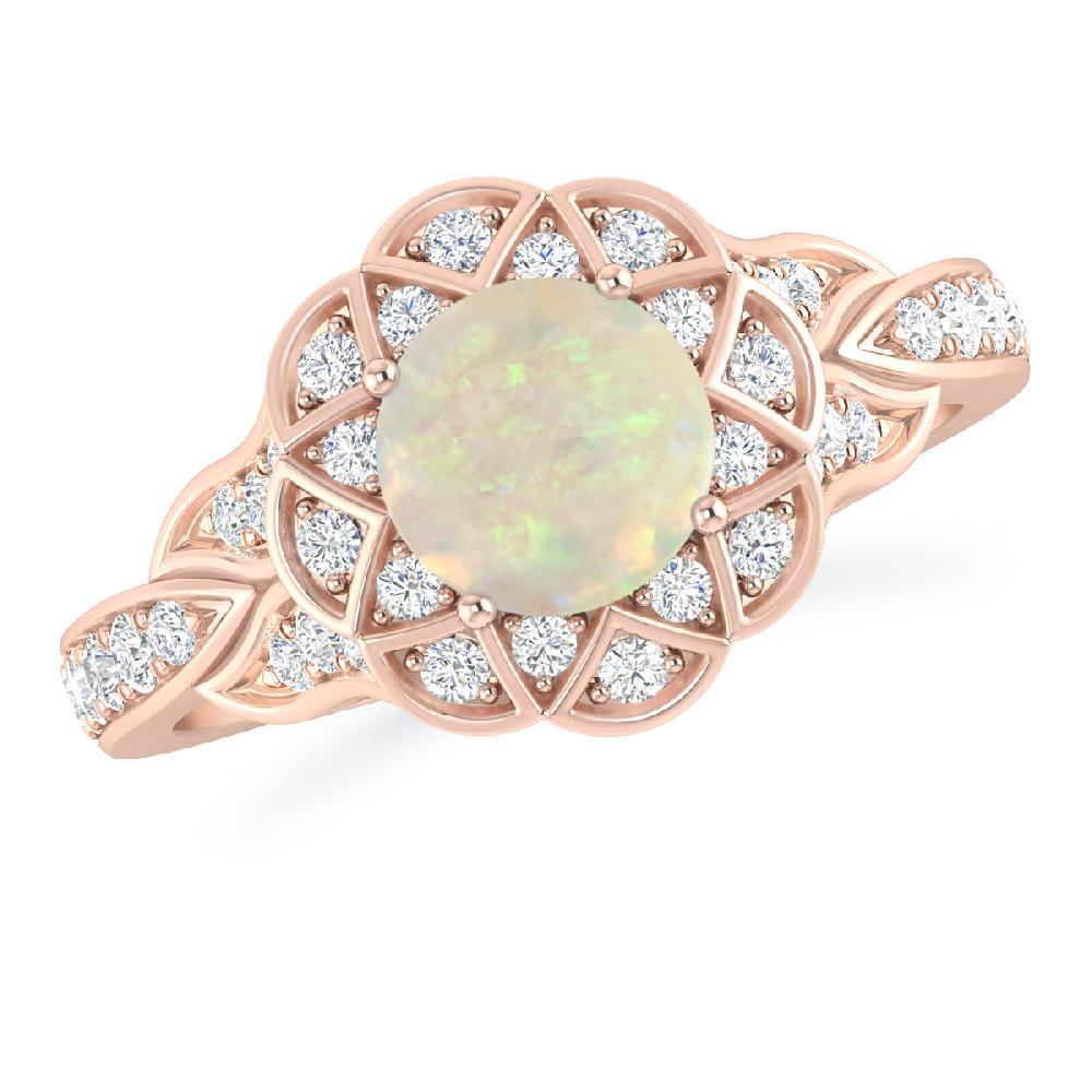 Rose Gold - Opal