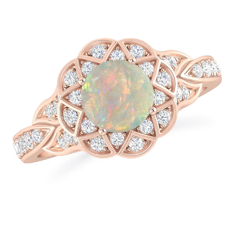 Rose Gold - Opal