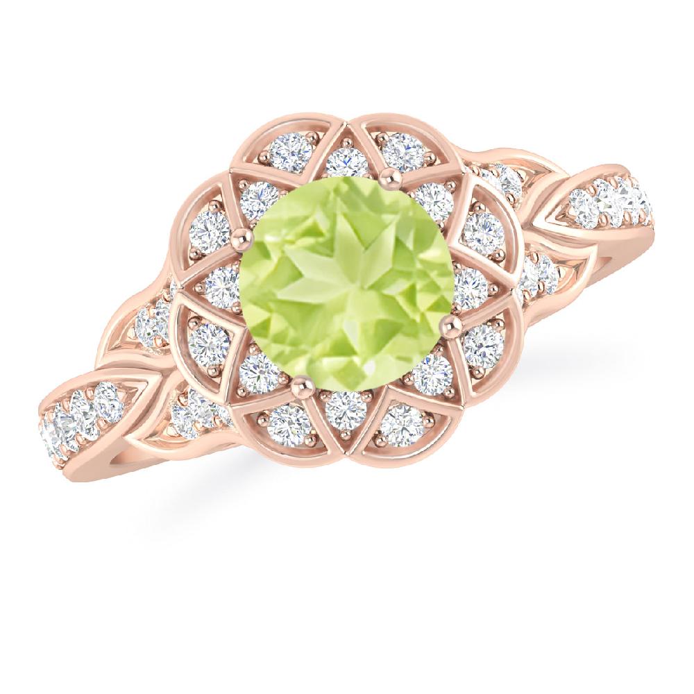 Rose Gold - Peridot