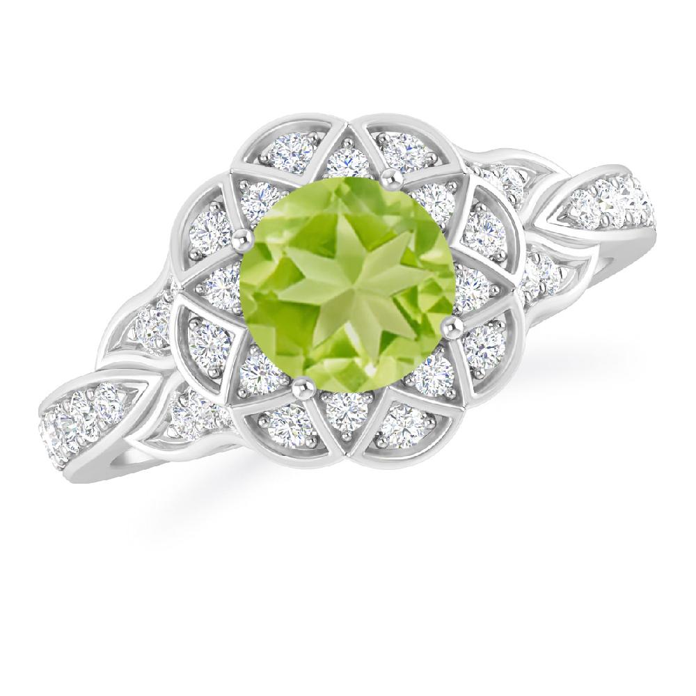 White Gold - Peridot