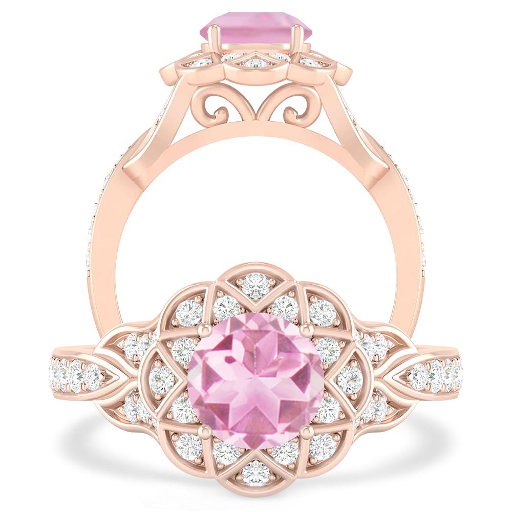 Rose Gold - Pink Tourmaline