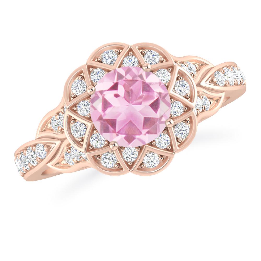 Rose Gold - Pink Tourmaline