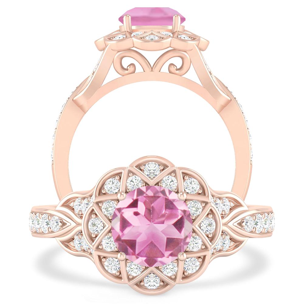 Rose Gold - Pink Tourmaline