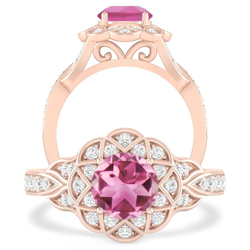 Rose Gold - Pink Tourmaline