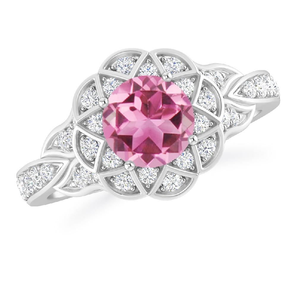 White Gold - Pink Tourmaline