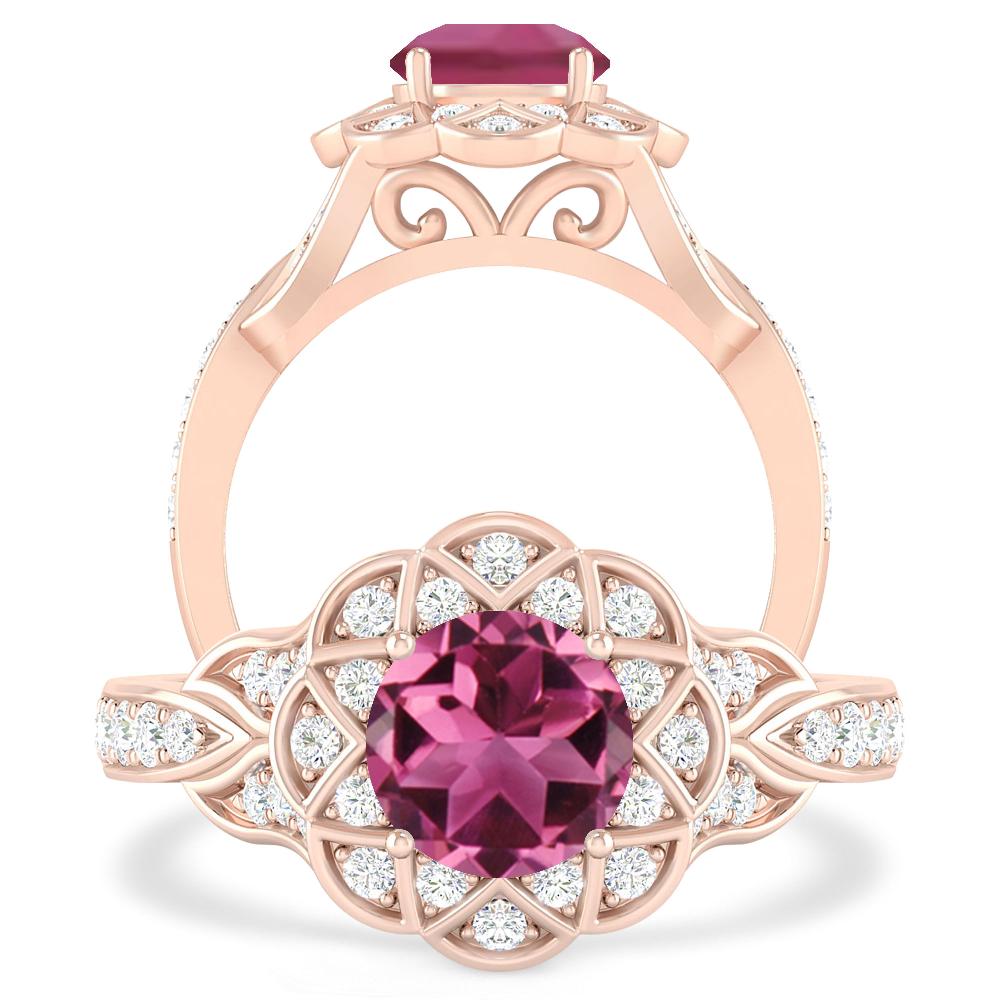 Rose Gold - Pink Tourmaline