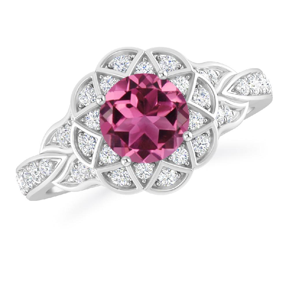 White Gold - Pink Tourmaline