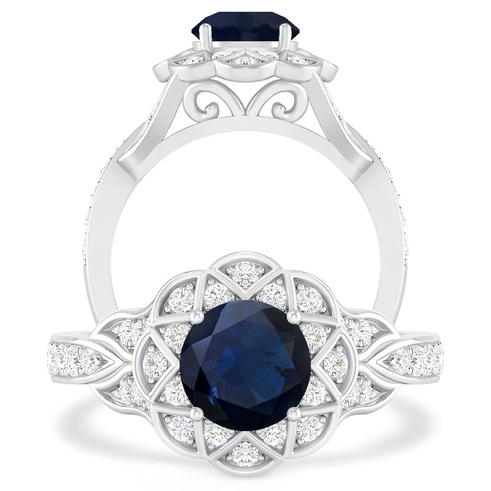 White Gold - Sapphire