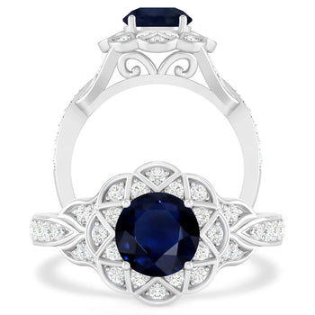 White Gold - Sapphire