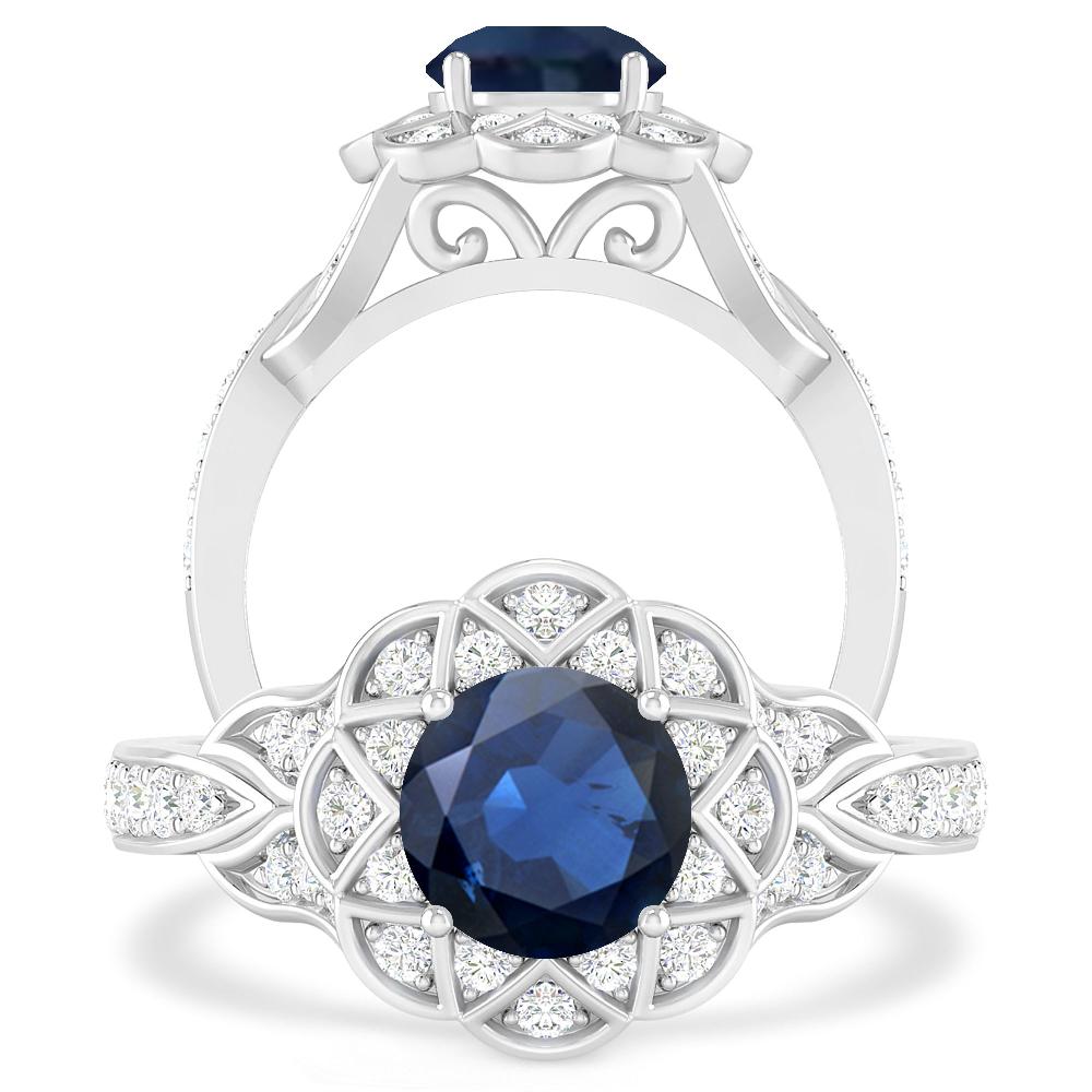 White Gold - Sapphire