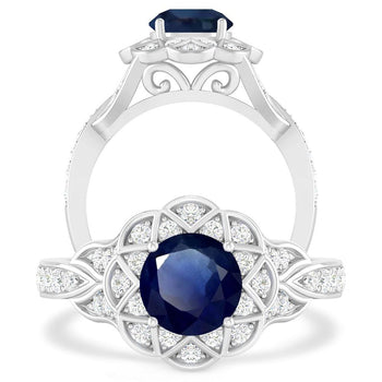 White Gold - Sapphire