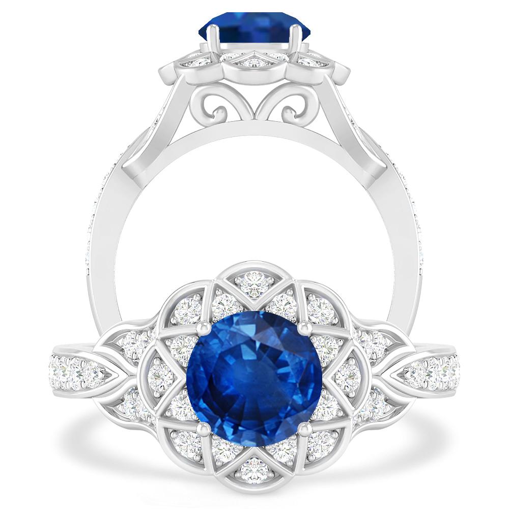 White Gold - Sapphire