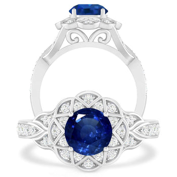 White Gold - Sapphire