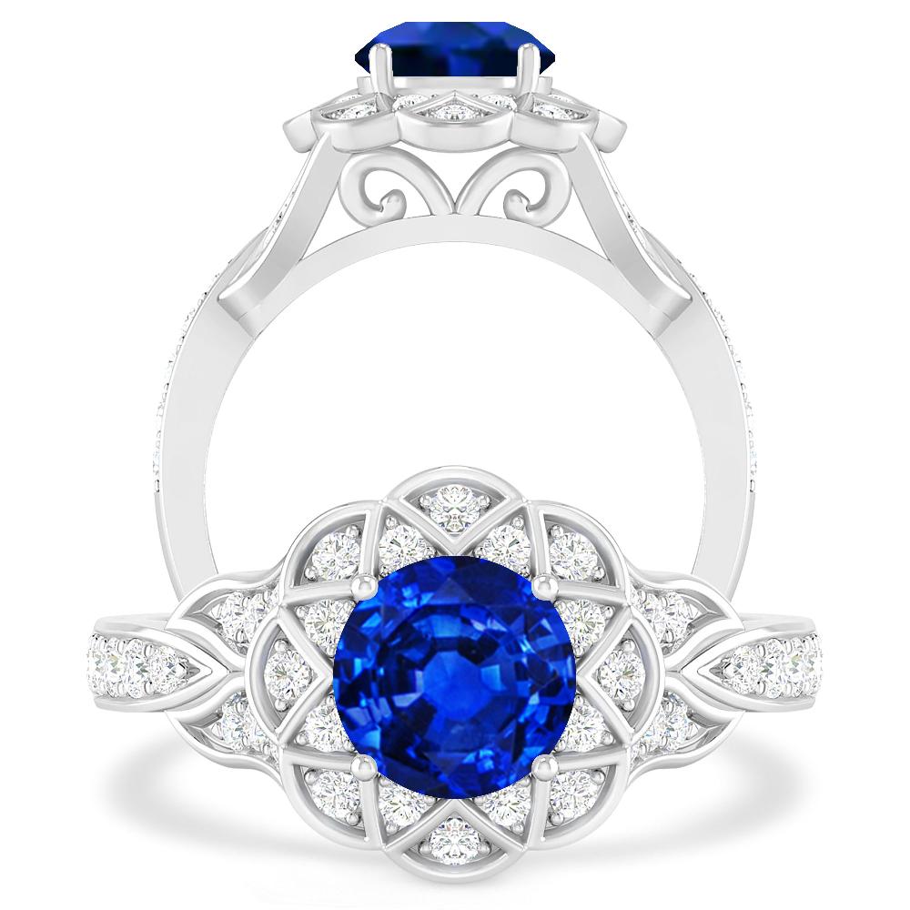 White Gold - Sapphire