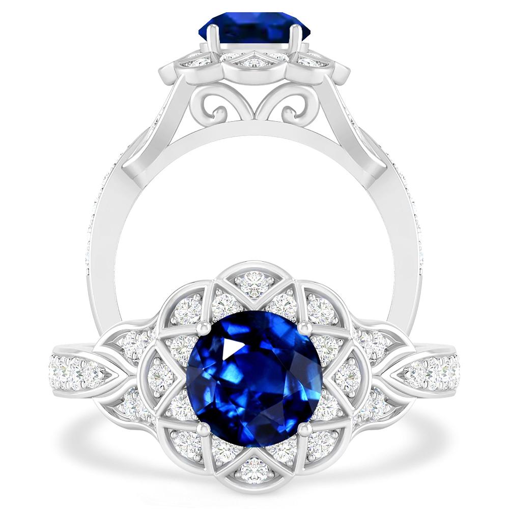 White Gold - Sapphire