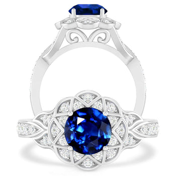 White Gold - Sapphire