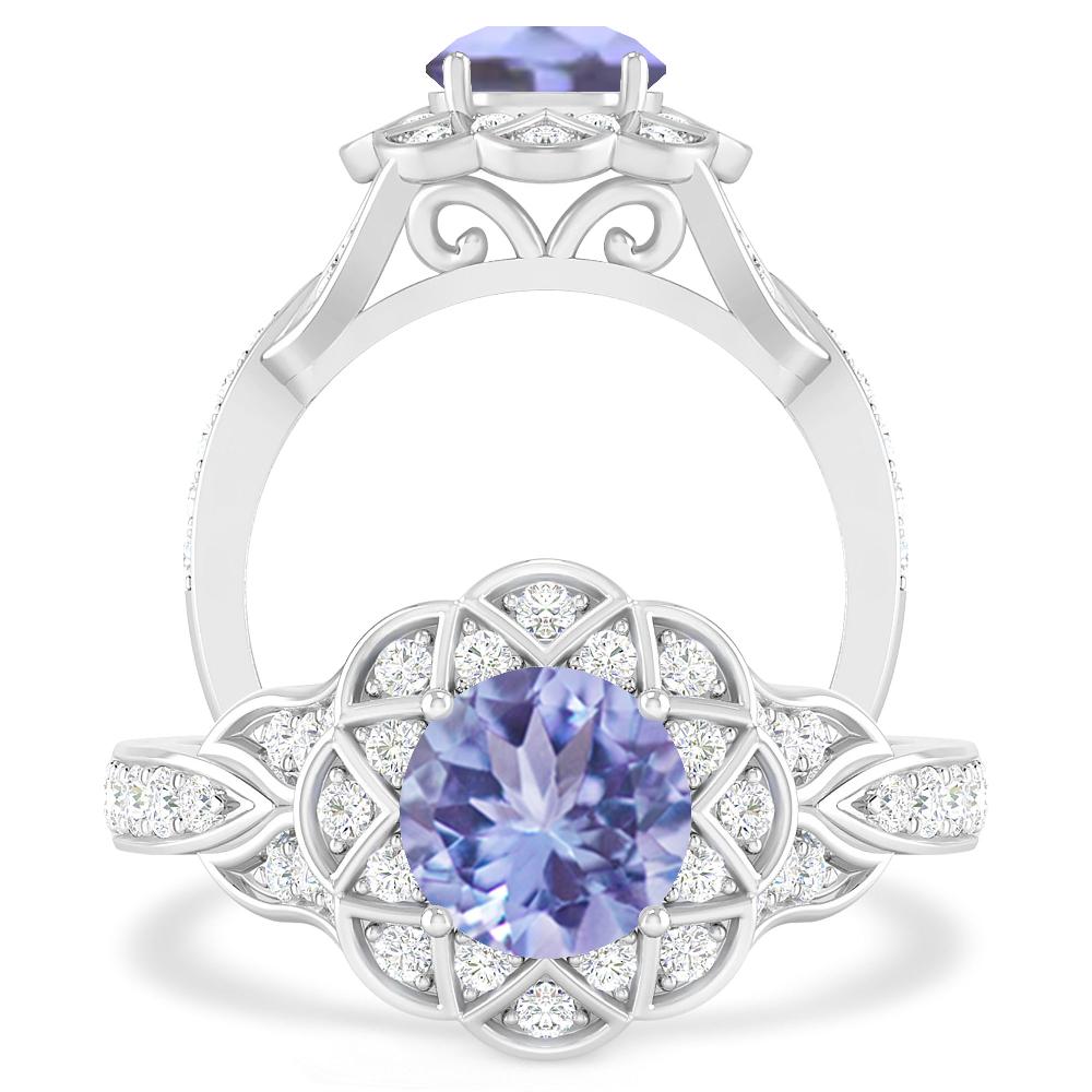 White Gold - Tanzanite