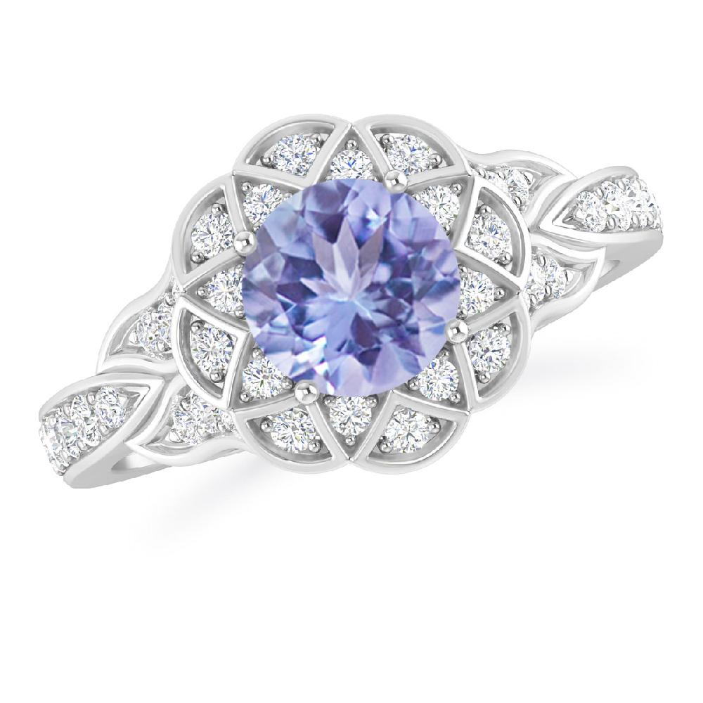 White Gold - Tanzanite