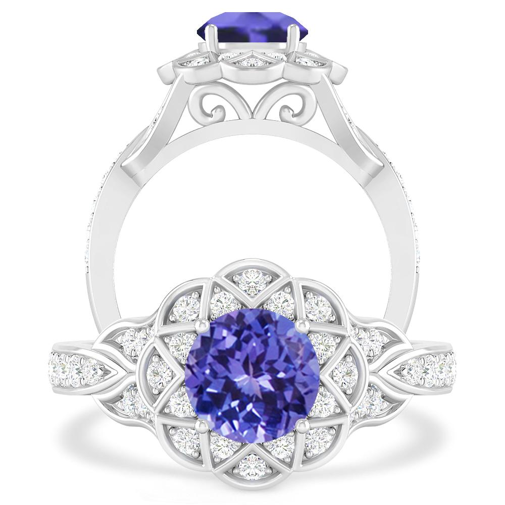 White Gold - Tanzanite