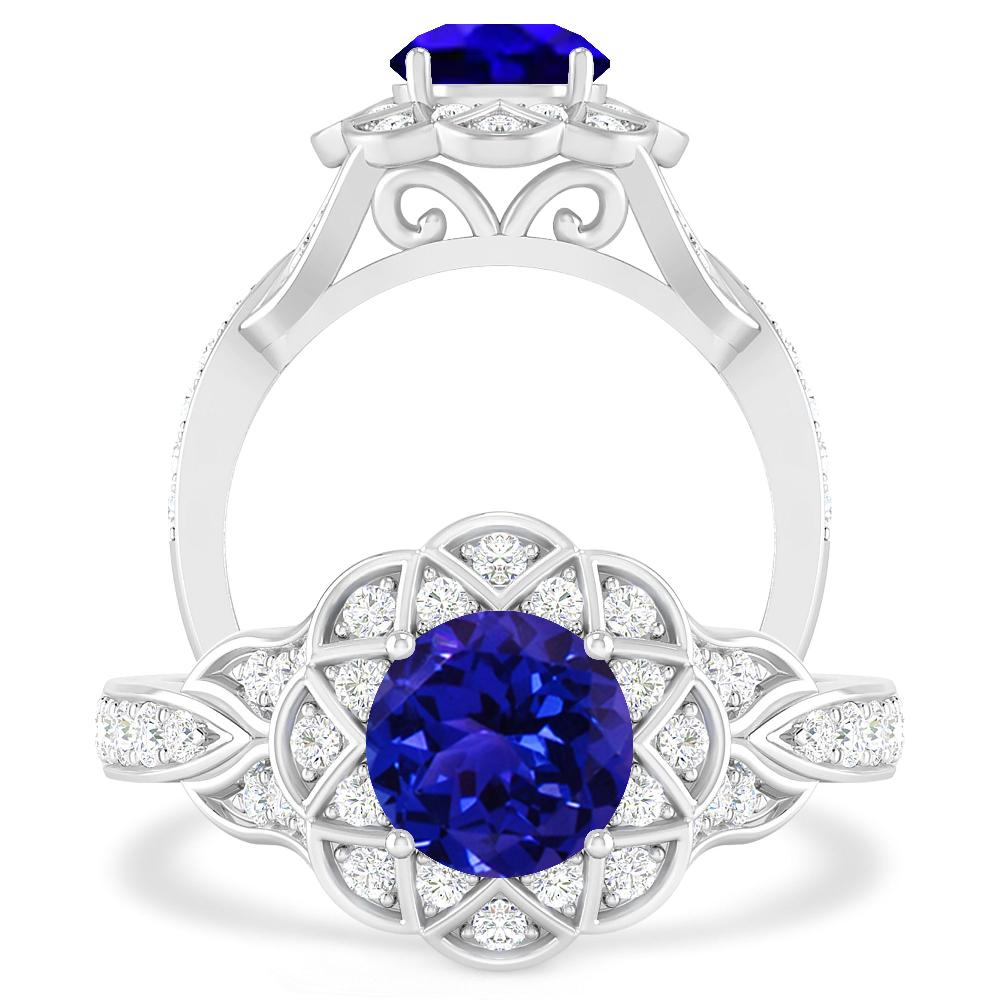 White Gold - Tanzanite