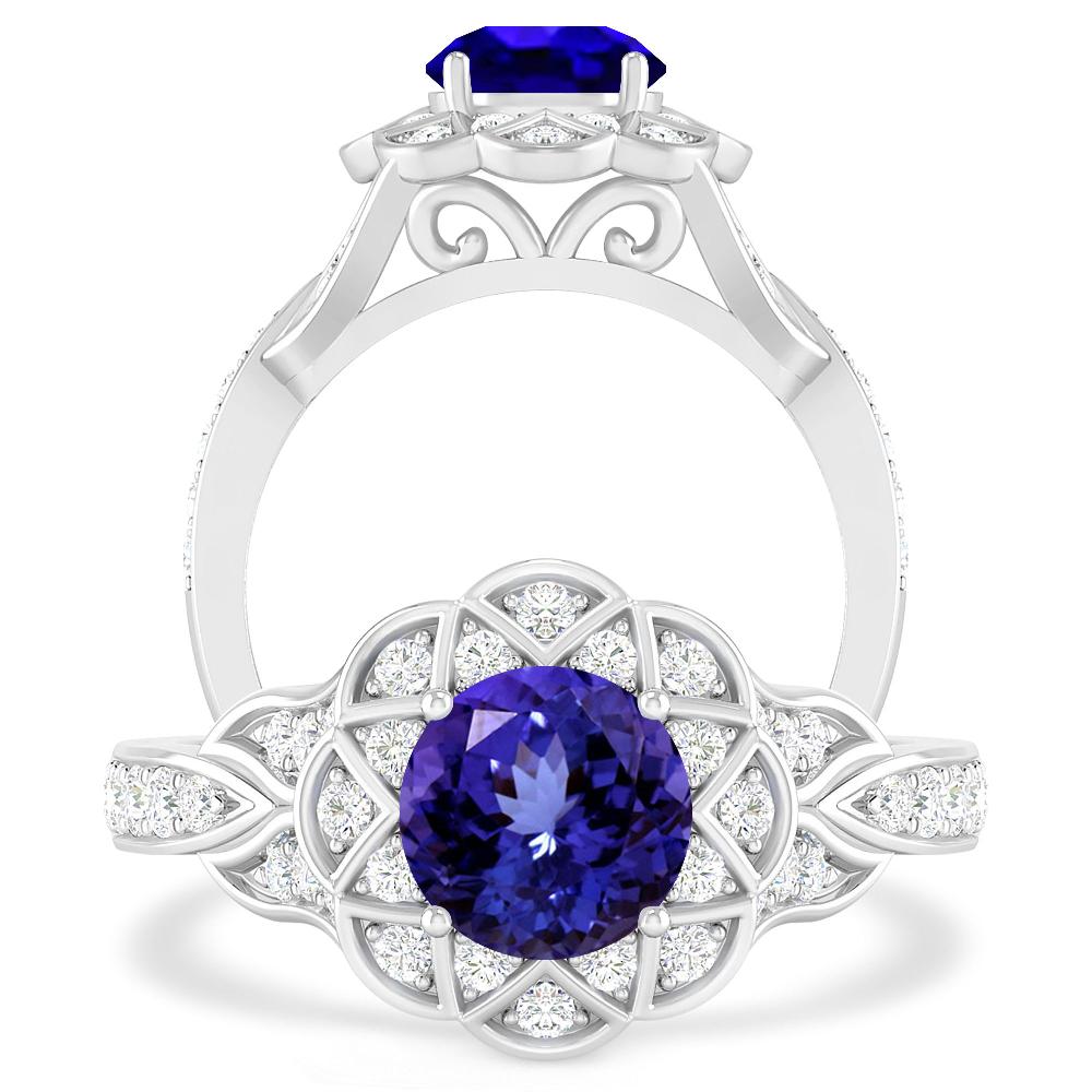 White Gold - Tanzanite