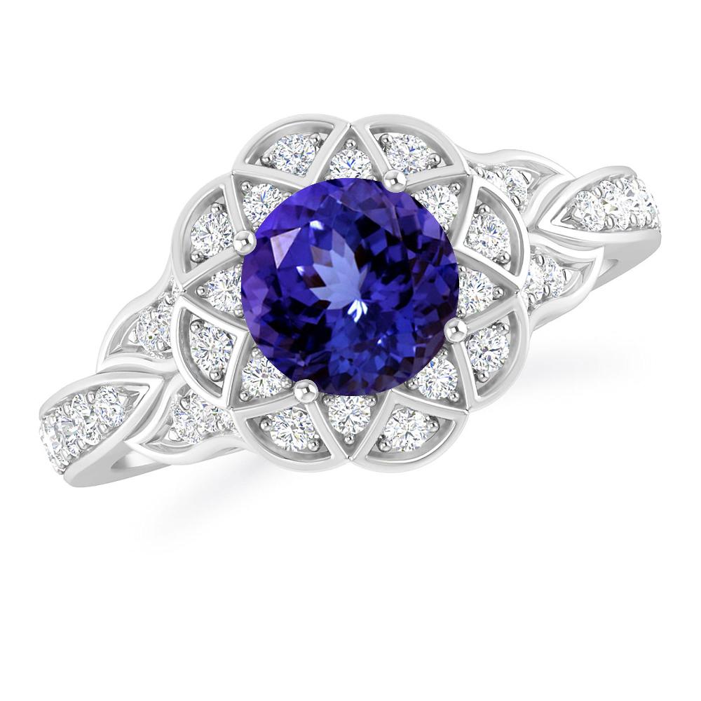 White Gold - Tanzanite