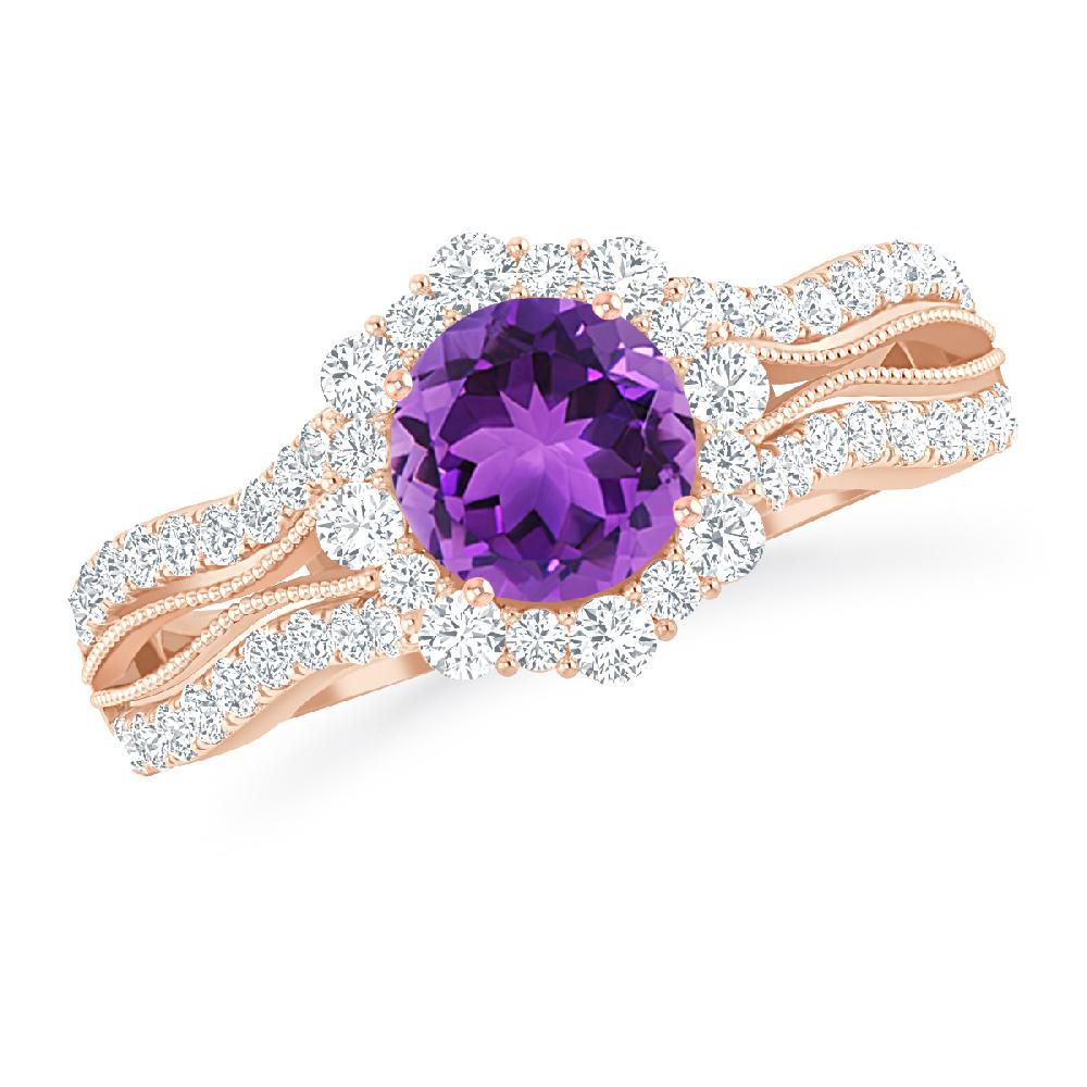 Rose Gold - Amethyst