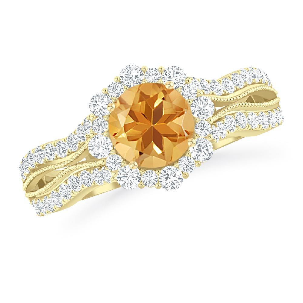 Yellow Gold - Citrine