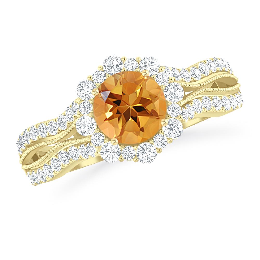 Yellow Gold - Citrine