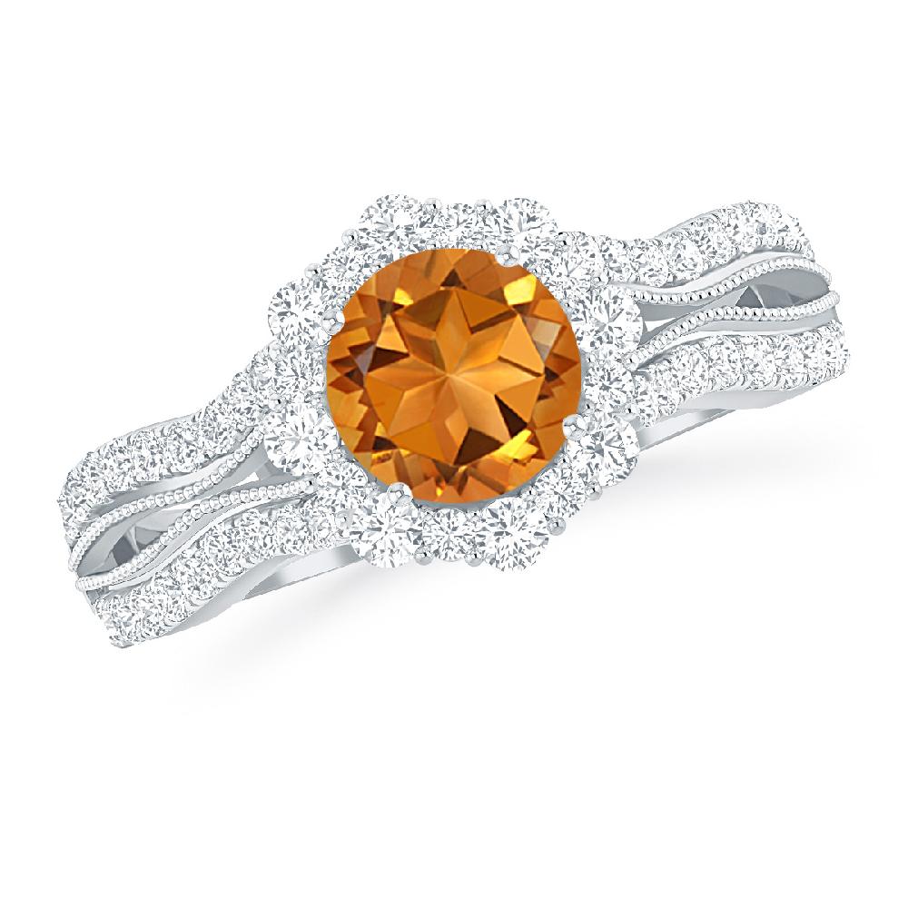 White Gold - Citrine