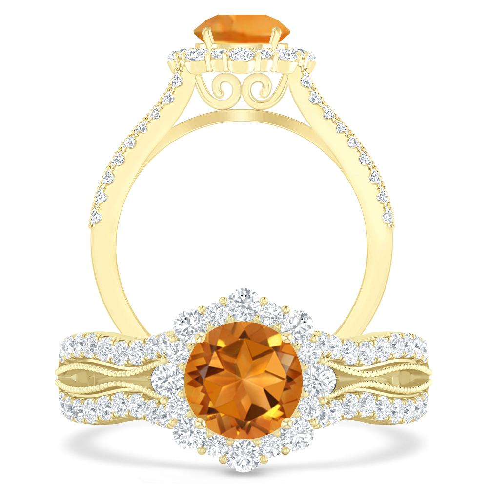 Yellow Gold - Citrine