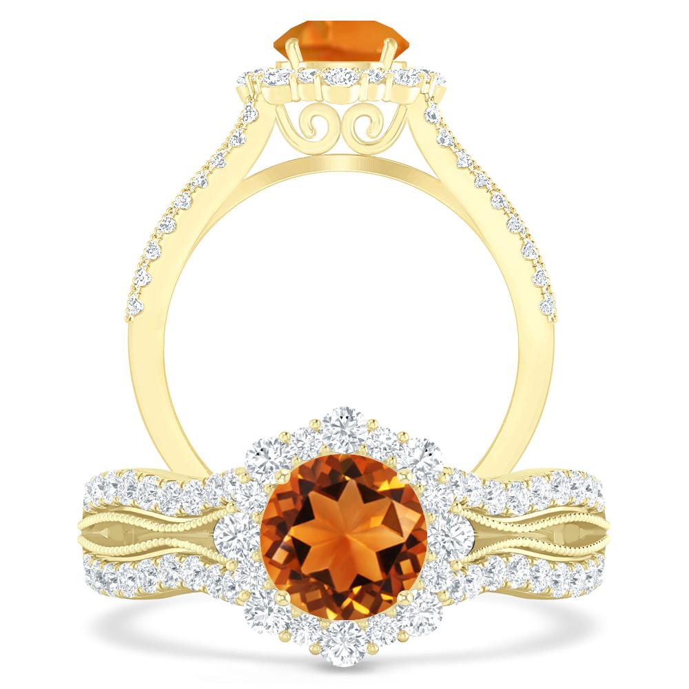 Yellow Gold - Citrine