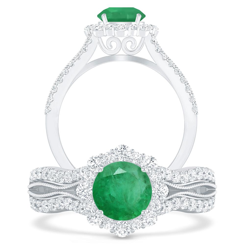 White Gold - Emerald