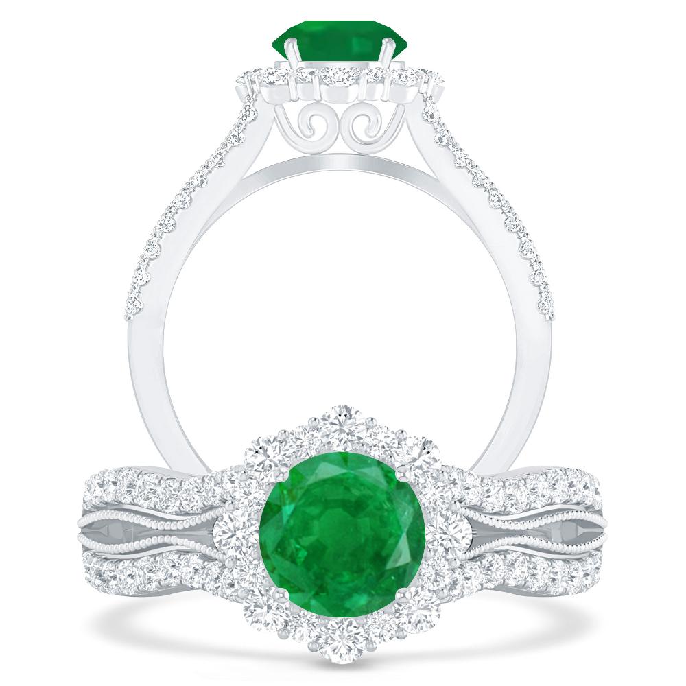 White Gold - Emerald