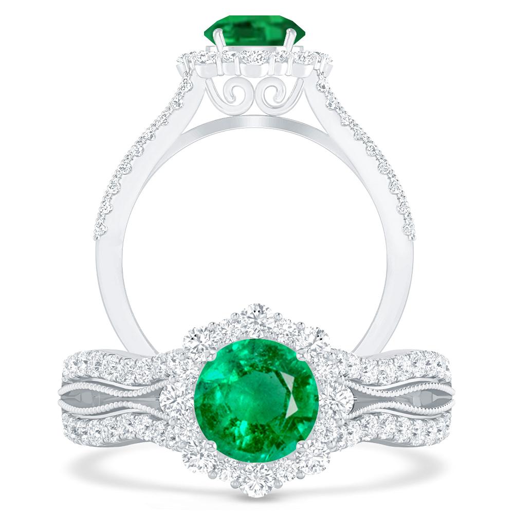 White Gold - Emerald