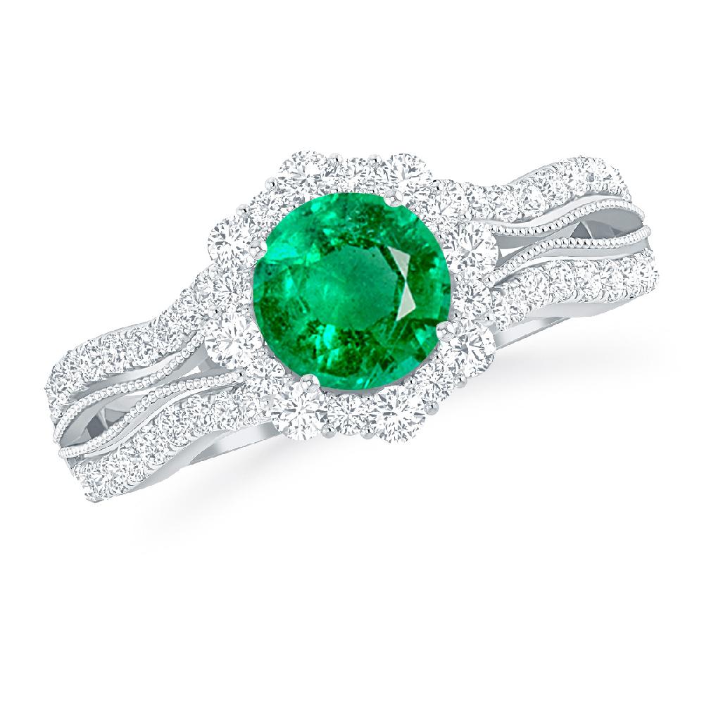 White Gold - Emerald