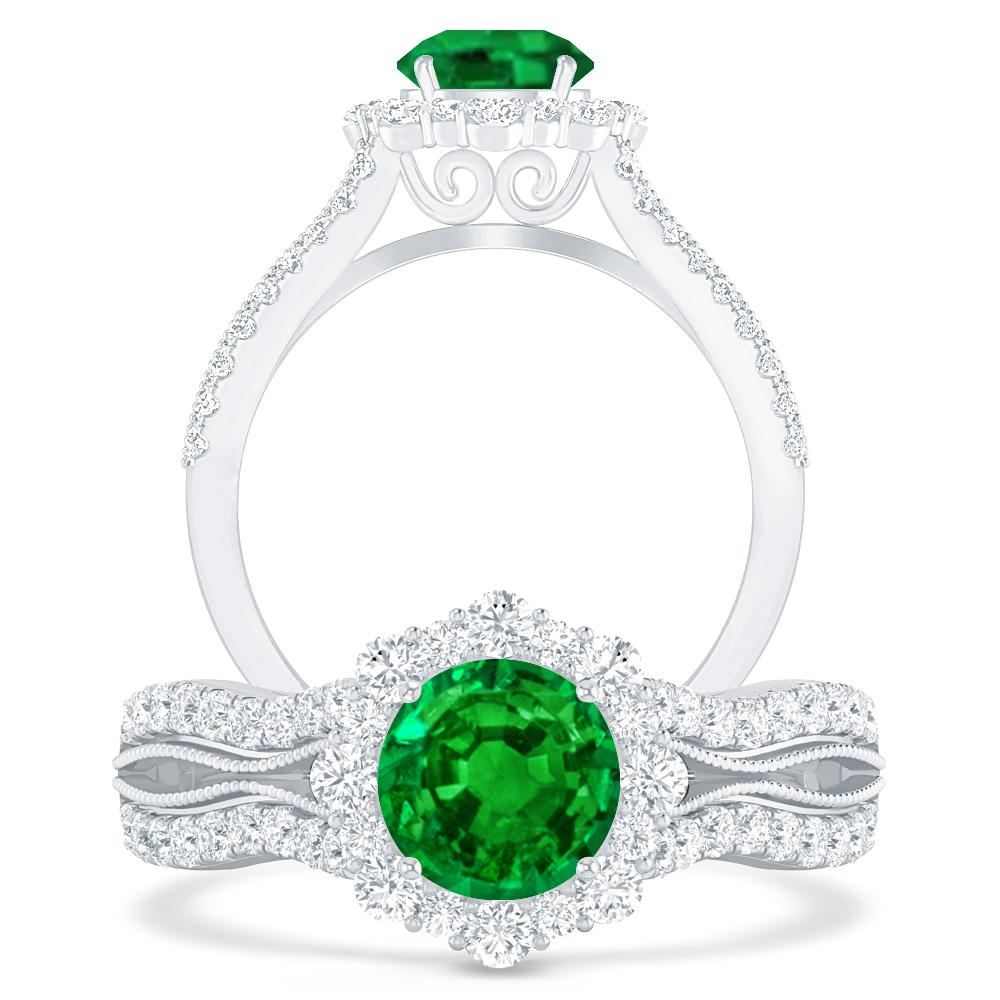 White Gold - Emerald