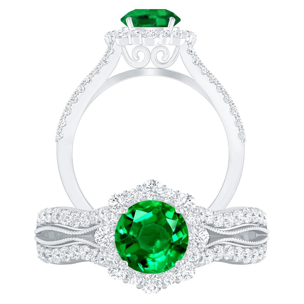 White Gold - Emerald