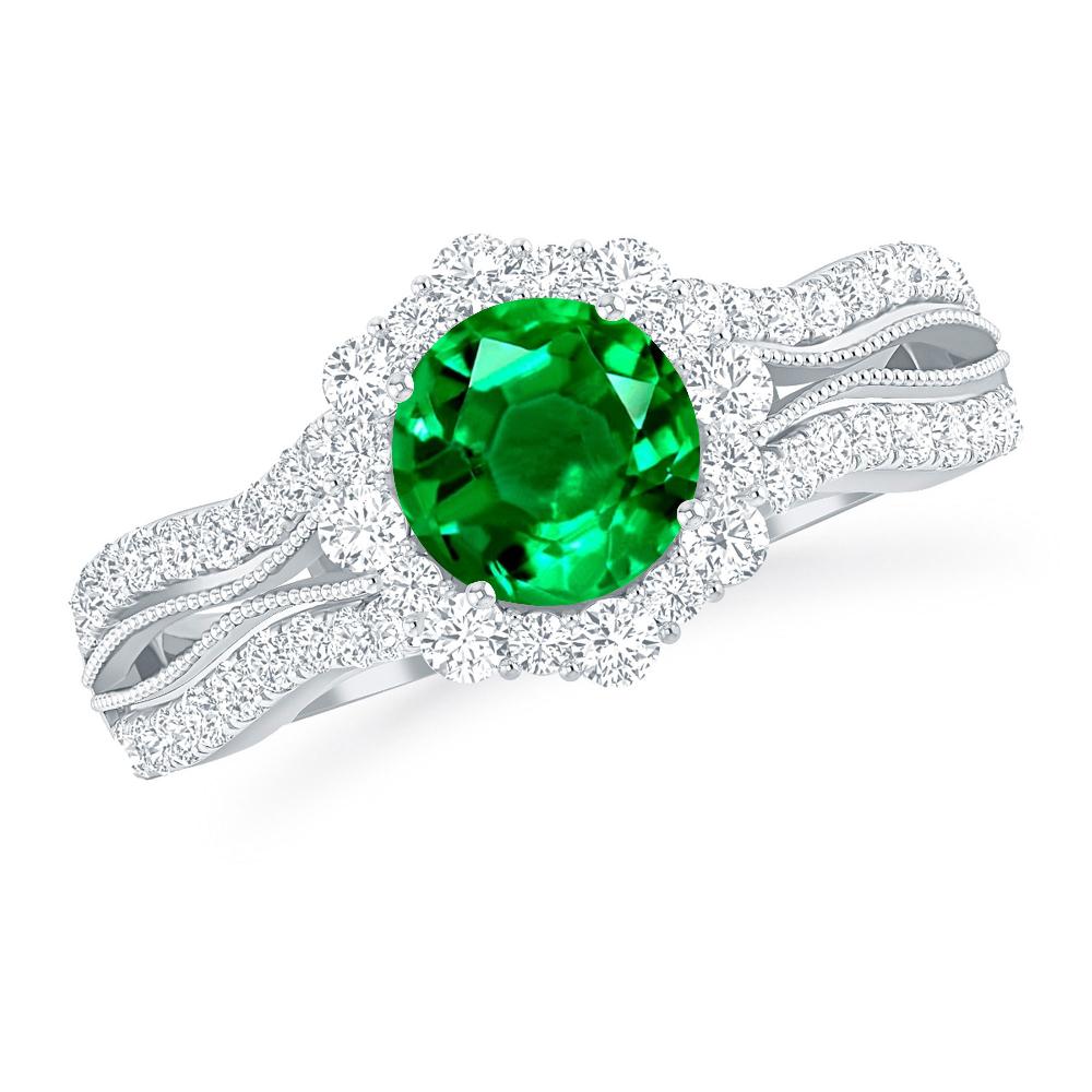 White Gold - Emerald