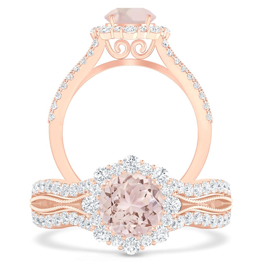 Rose Gold - Morganite