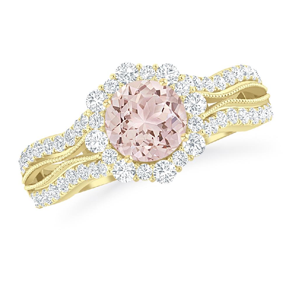 Yellow Gold - Morganite